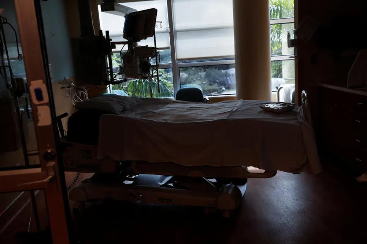 医院病床。（路透社）