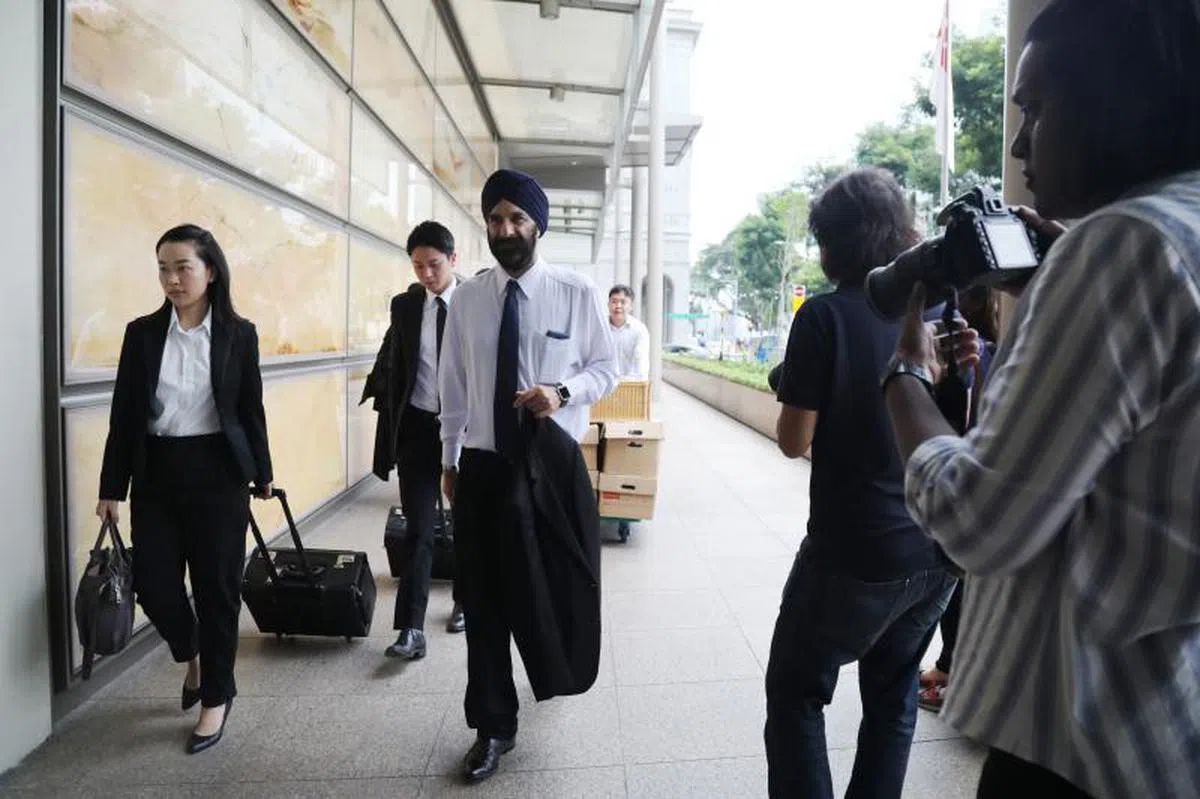  高级律师文达星。（联合早报） 