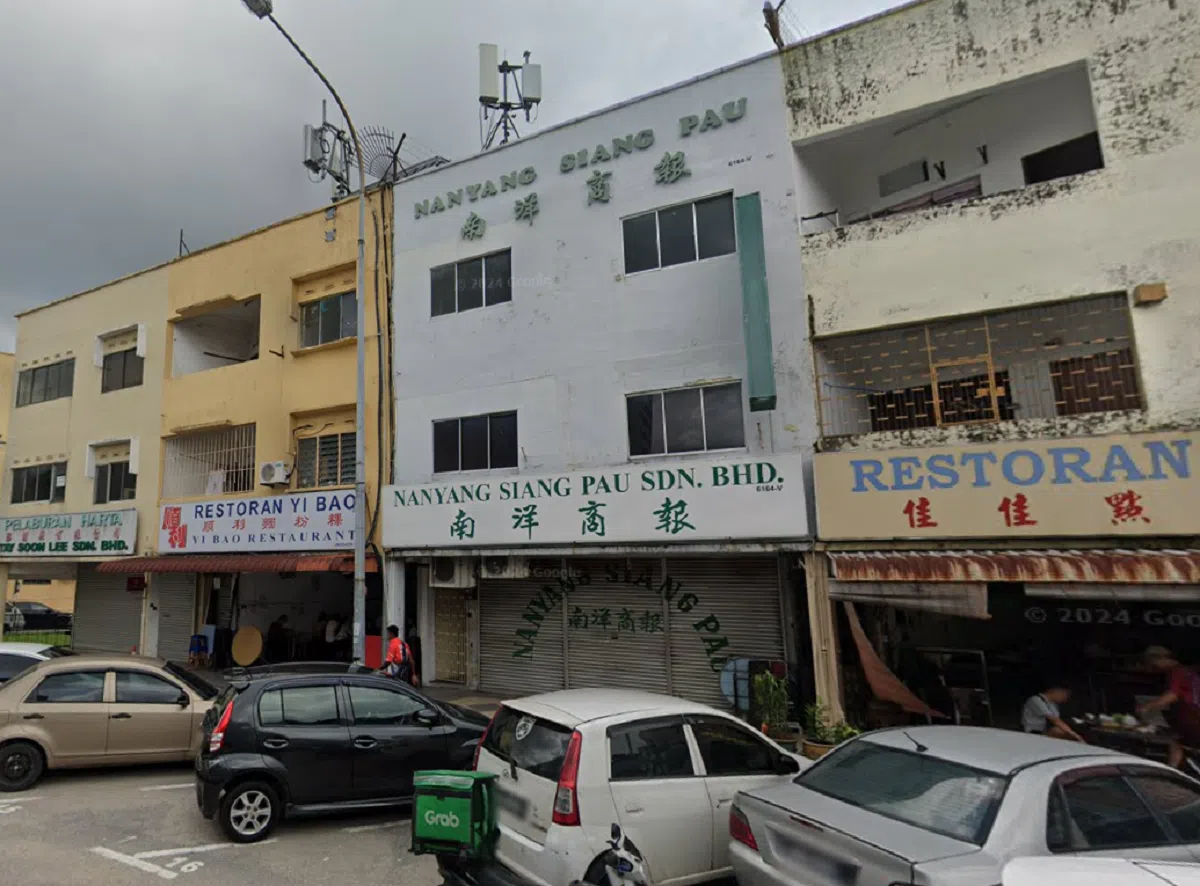 “报馆街”上的南洋商报办事处。（谷歌地图）