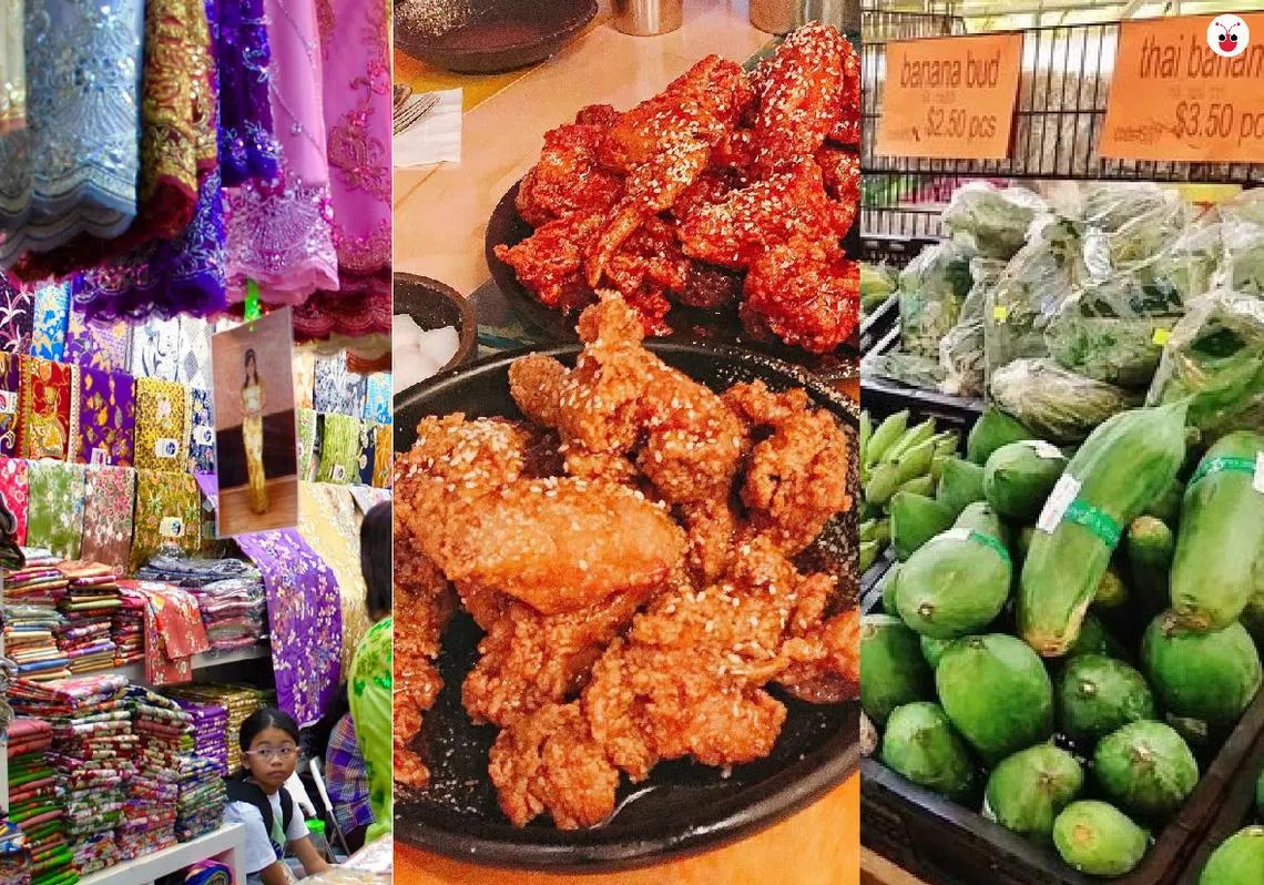 本地多个地区散落着来自不同国家人士的聚集地。（叶安琪制图）