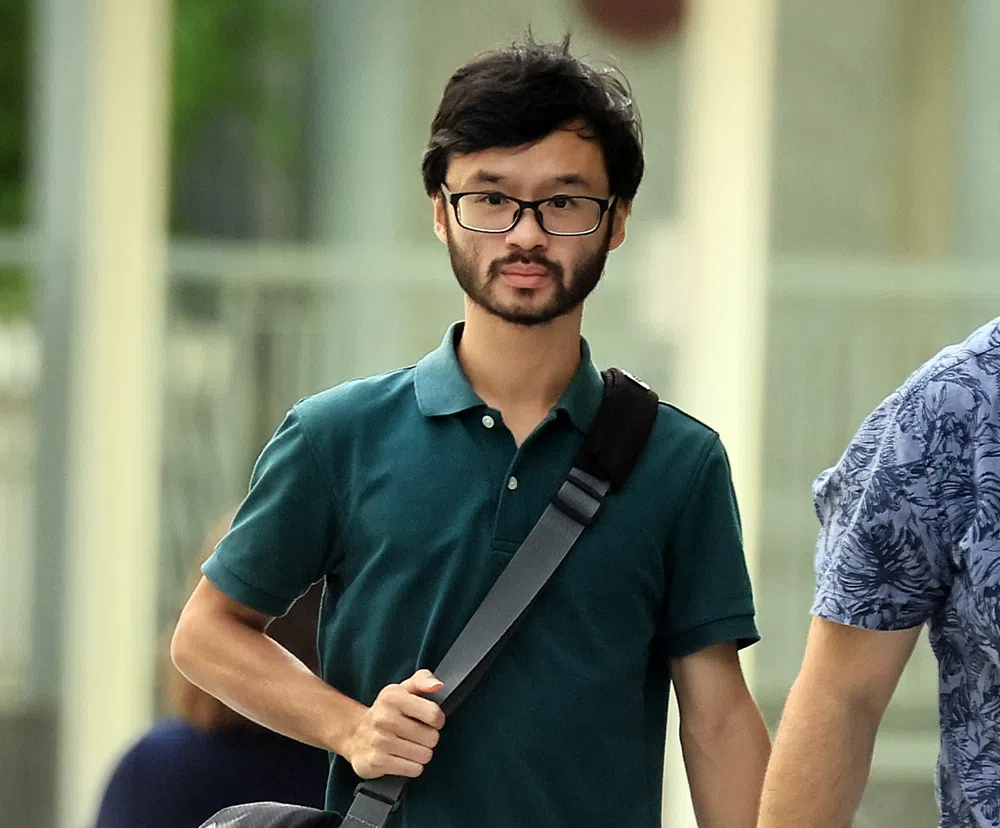 被告谢易龙案发时是新加坡国立大学学生。