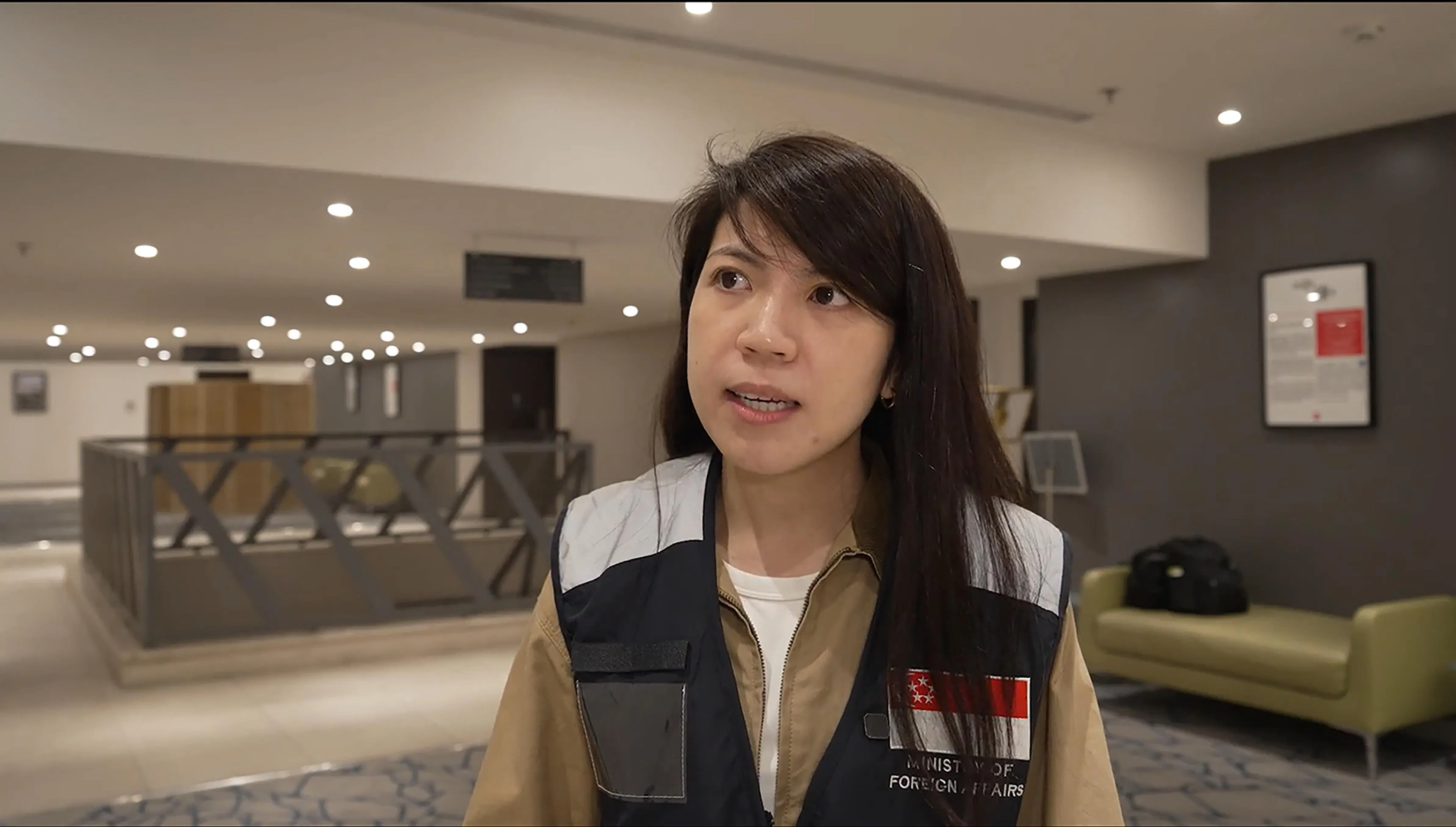 外交部领事应对小组（CRT）成员林佩仪参与了马斯喀特和吉达的撤桥行动。