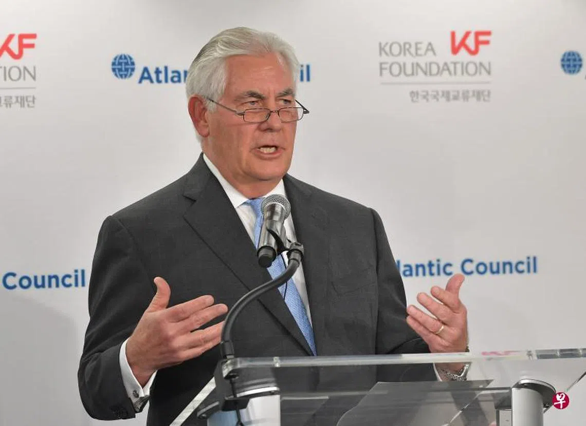 美国国务卿蒂勒森。（法新社）