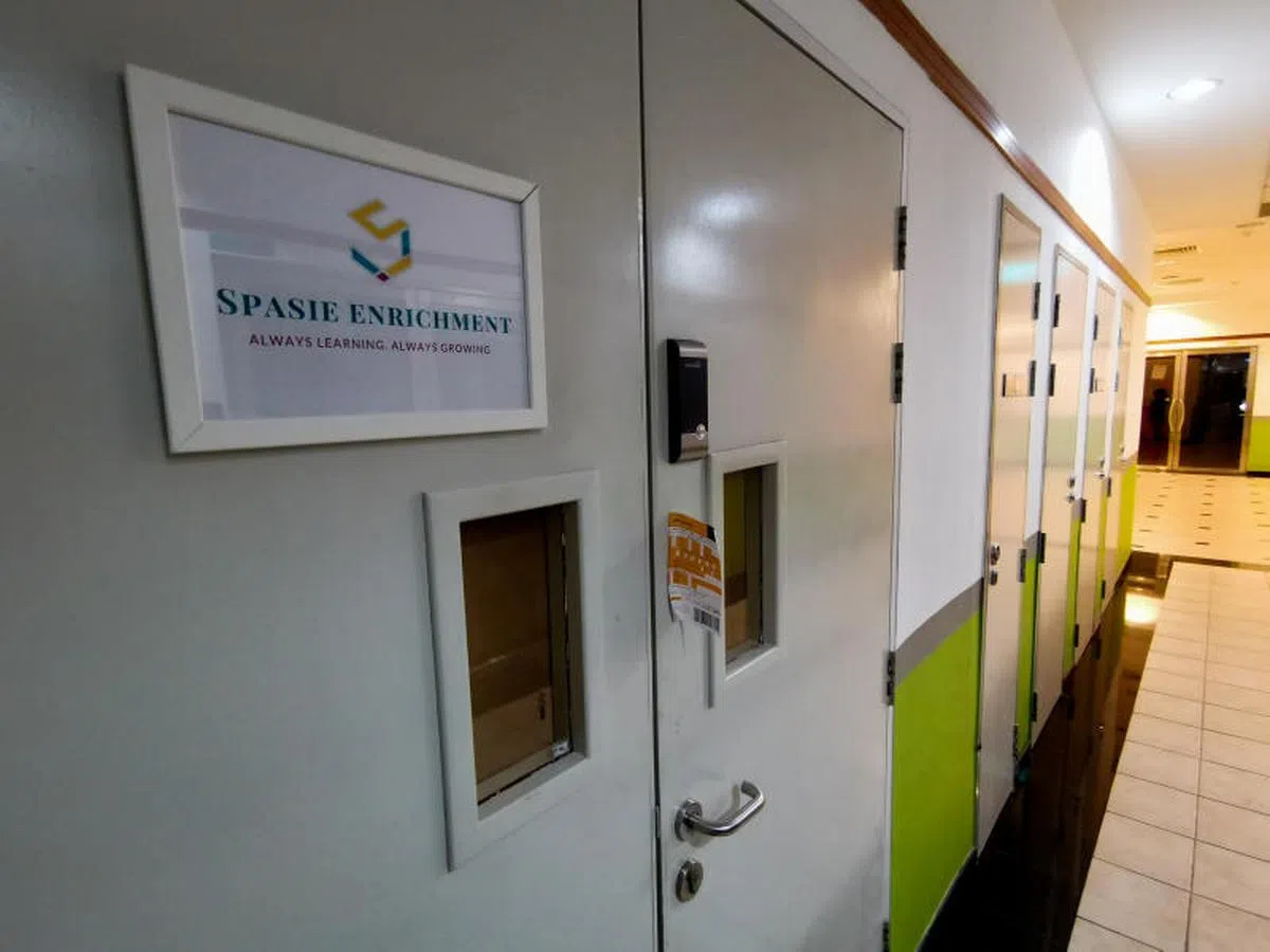  新天地教会在本地注册的幌子公司“Spasie私人有限公司”，声称提供咨询服务和从事软件开发。（联合早报） 