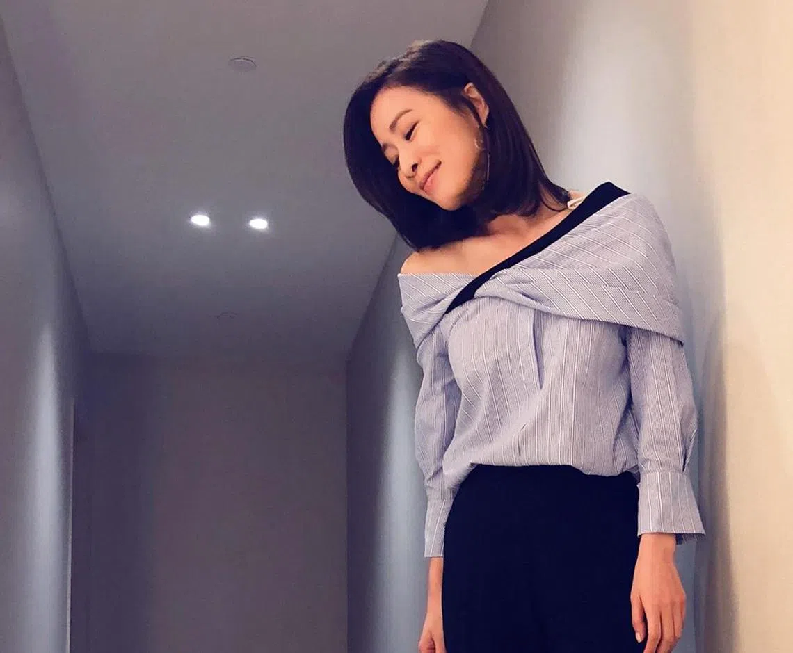 佘诗曼点赞“反送中”惹议，发文澄清“爱国爱港”。（佘诗曼面簿）