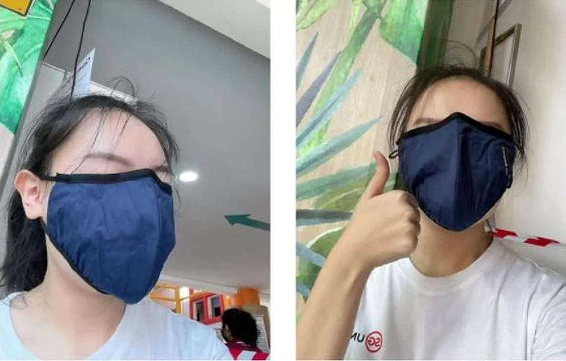 （设计对白）眼前的黑不是黑，是你领错口罩大小惹的祸~（何晶面簿）