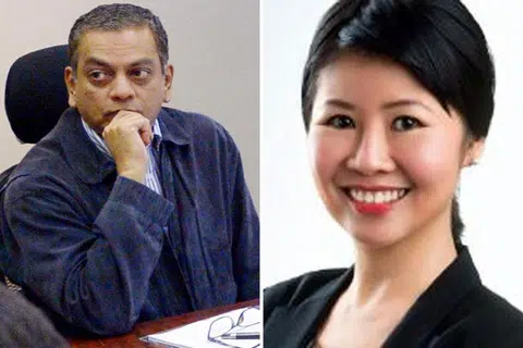 Elaine Koh将出任SMRT首席乘客关系总监，她的部分职务将在纳丹Patrick Nathan（左）目前掌管的企业通讯部门旗下。（海峡时报）