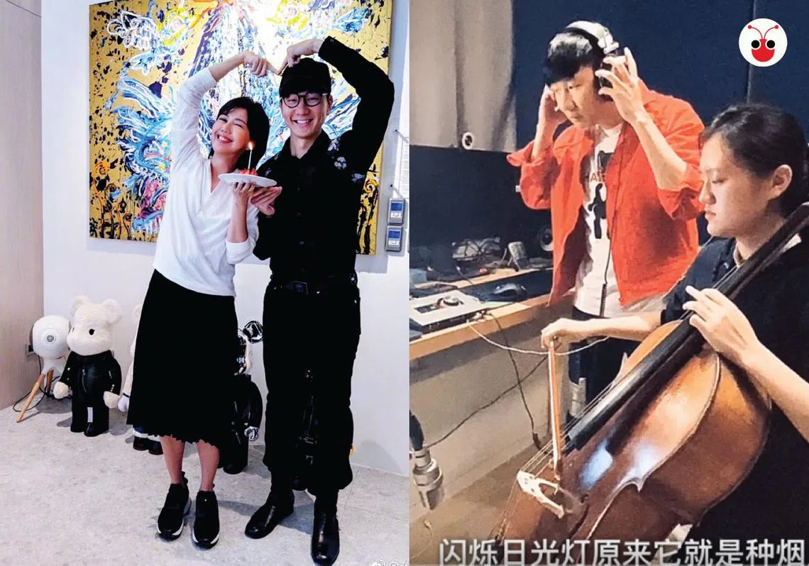 林俊杰和孙燕姿携手为武汉肺炎创作公益歌曲。（陈姿潓制图）