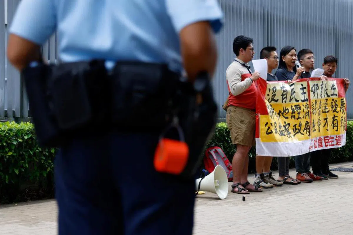 近年来香港的言论自由和人权状况被外界质疑有倒退之嫌。（路透社）