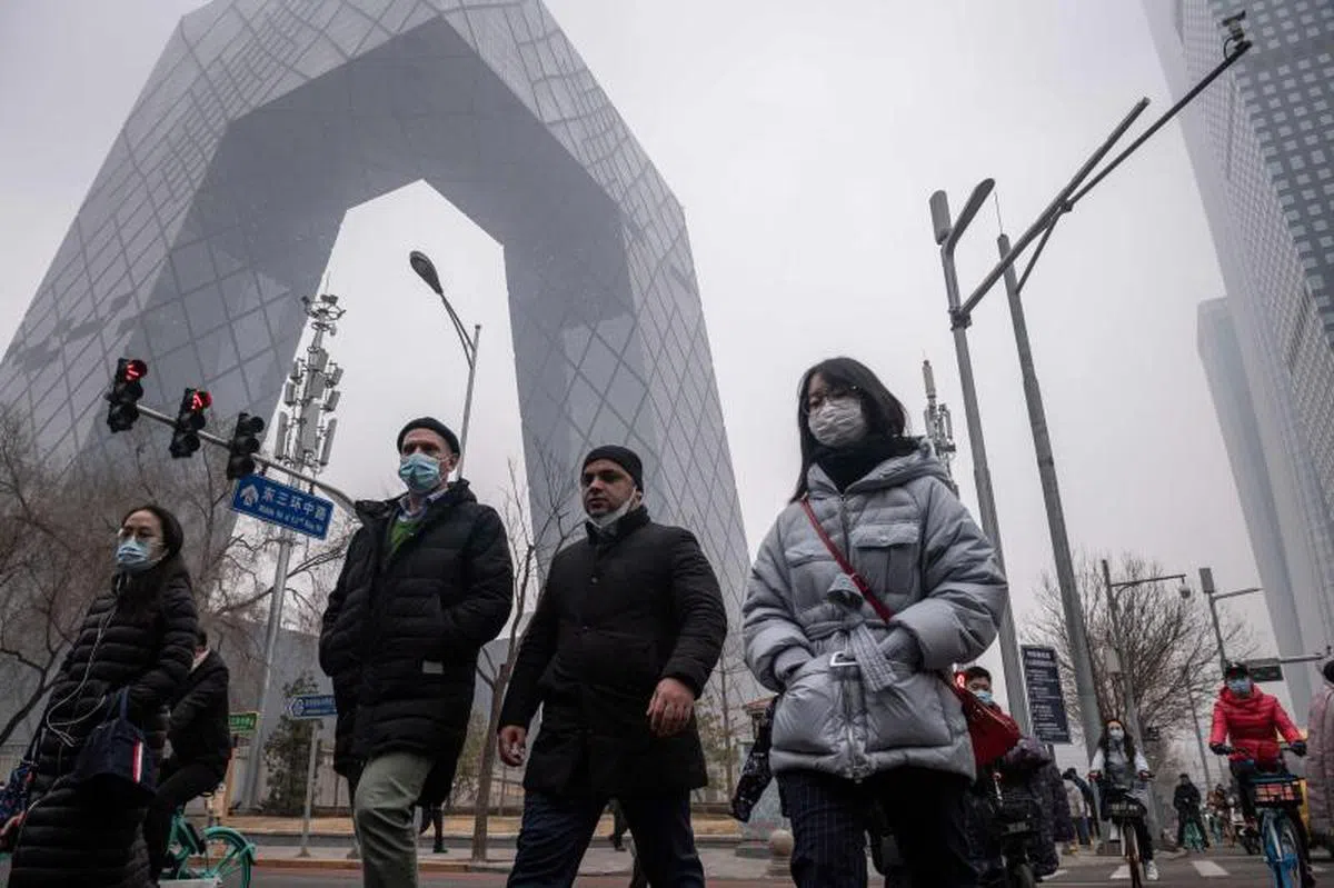  北京已经恢复正常经济活动。（法新社） 