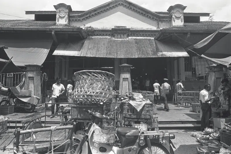 搬迁前的竹脚巴刹。