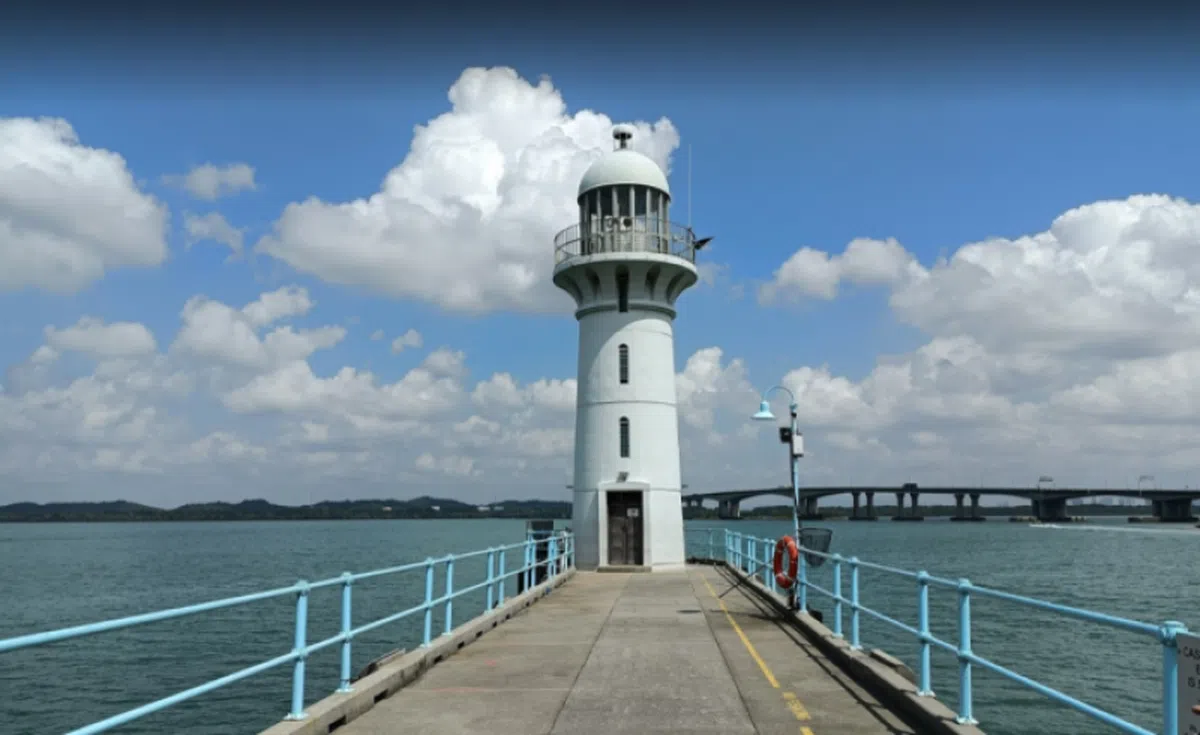 矗立在我国最西端的柔佛海峡灯塔。（互联网）