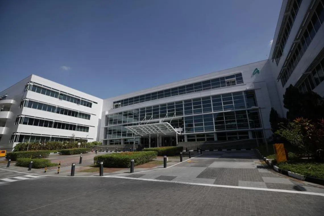 最新本土感染源Wizlearn Technologies 位于第二科学园。（海峡时报）