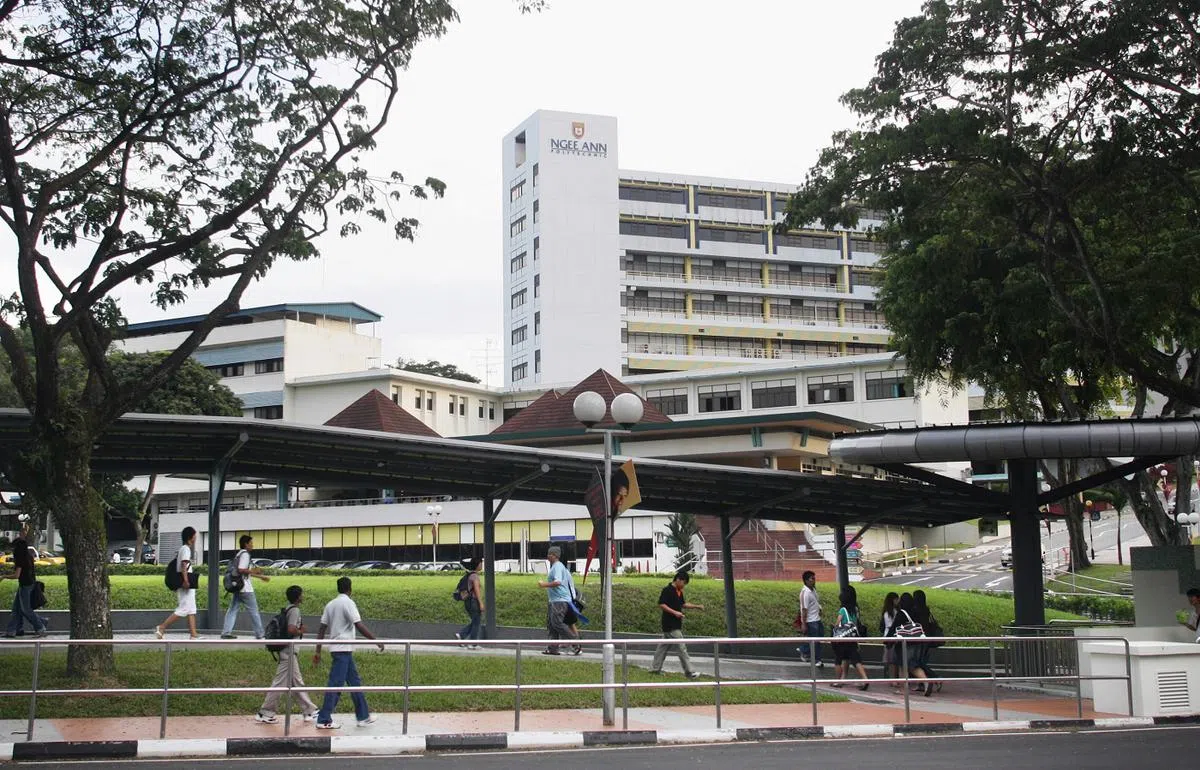 义安理工学院外观。（联合早报）