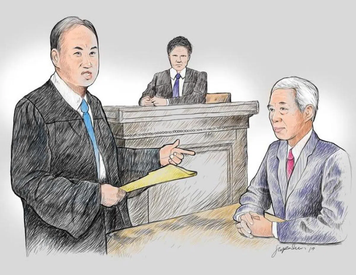  画家笔下的审讯情况。（林鼎面簿） 