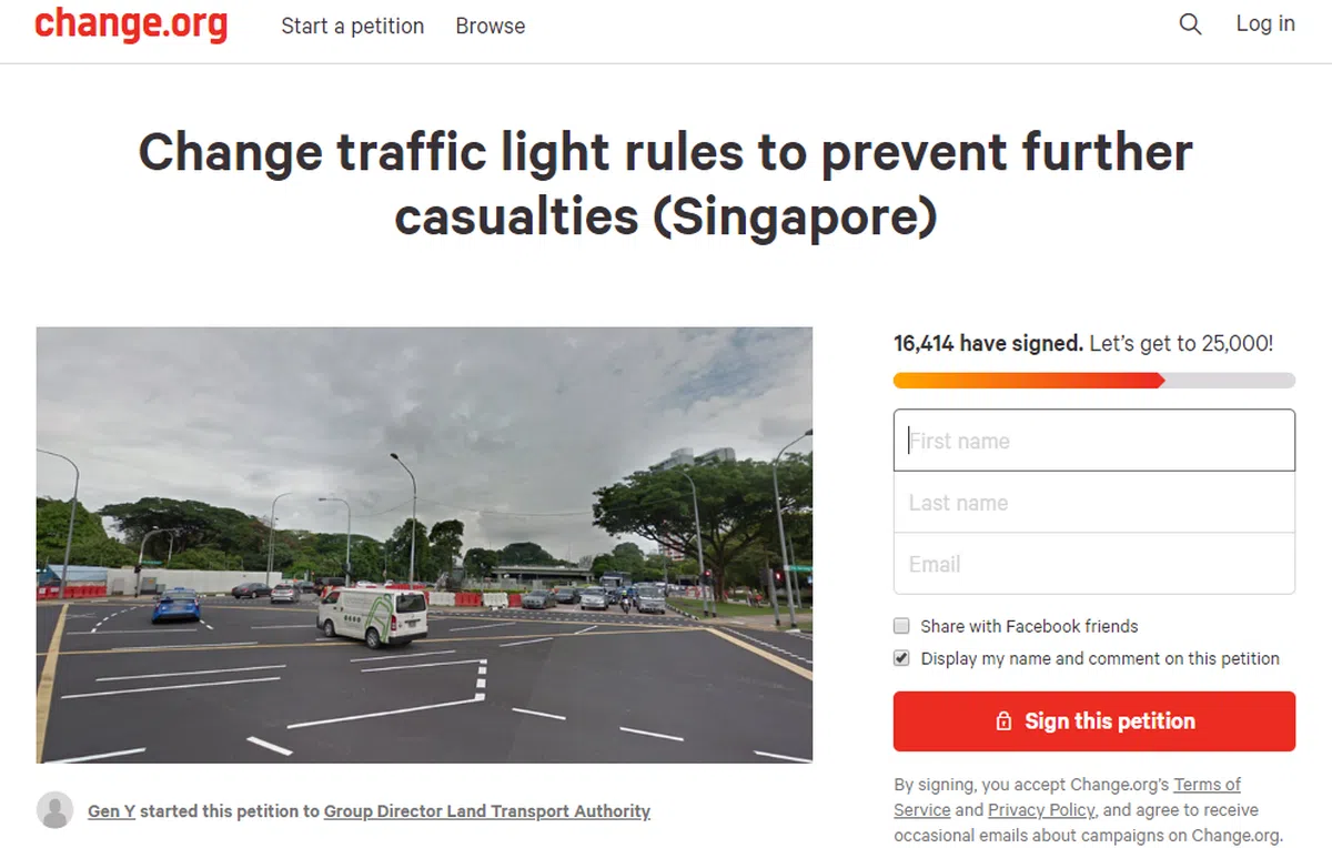  请愿书网站截图。（change.org） 