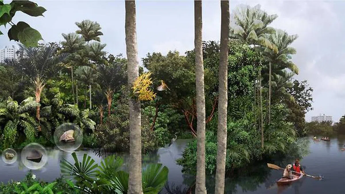  “水廊”走道效果图（国家公园局） 