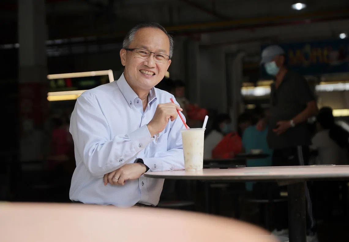 七月那场大选，林谋泉以高票当选蒙巴登区议员，得票率达73.84%。（海峡时报）