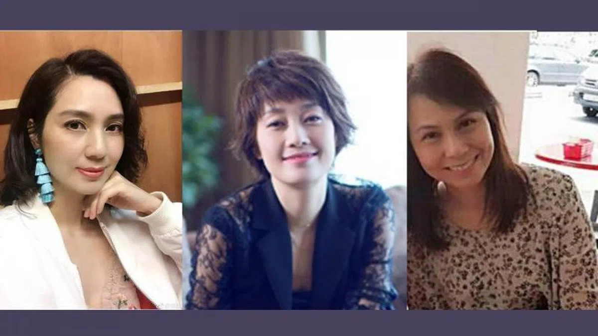  左起：洪欣、马伊琍、梁志强太太。（红蚂蚁制图） 