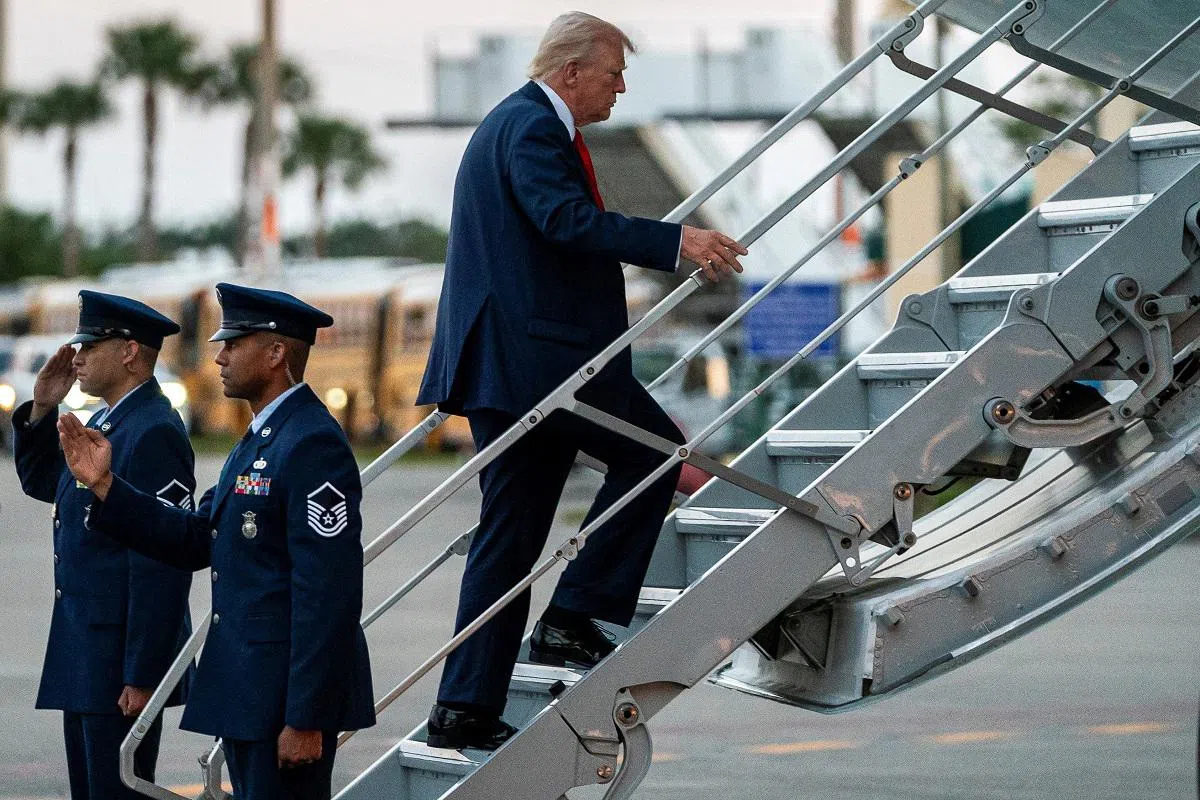 报告显示，过往体重超标的特朗普瘦身有成。（路透社）