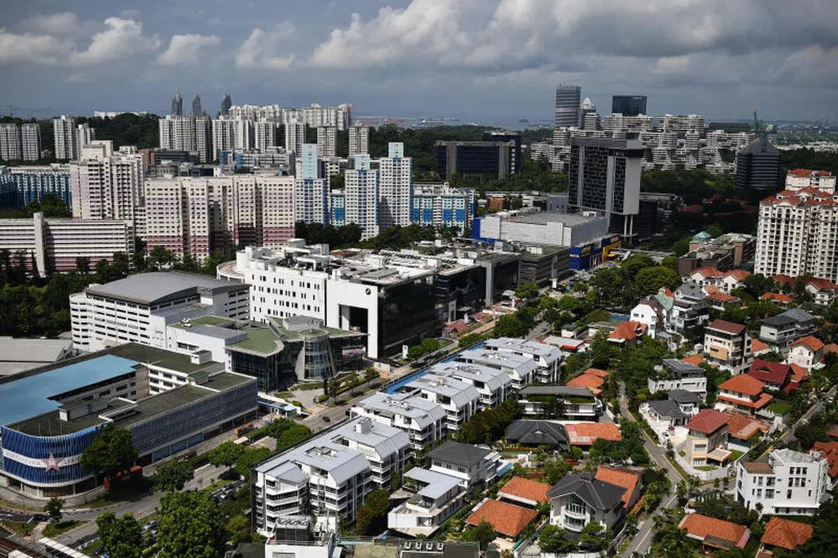 新加坡红山一带的组屋。（海峡时报）