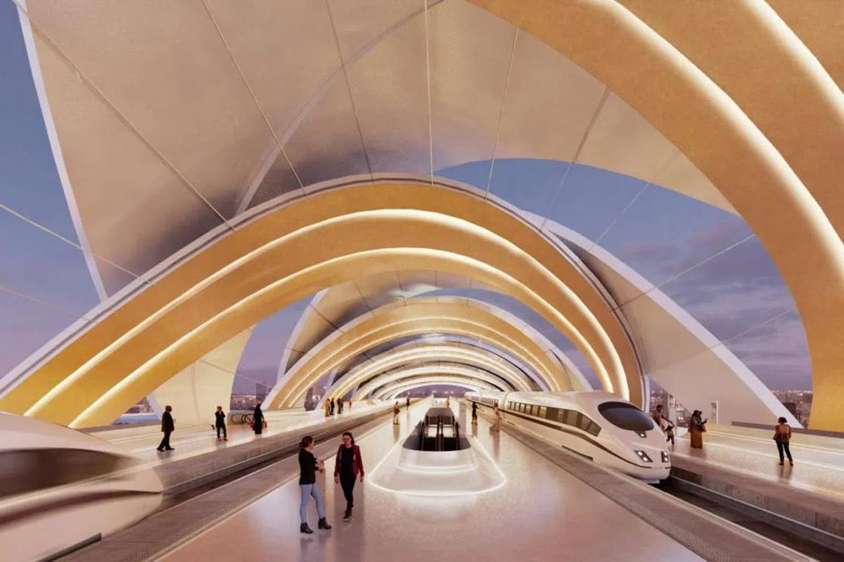  武吉查卡站的设计以环保为主，使用能透光及可自我清理的的玻璃天窗，智能化减少对环境的破坏。（马国捷运公司） 