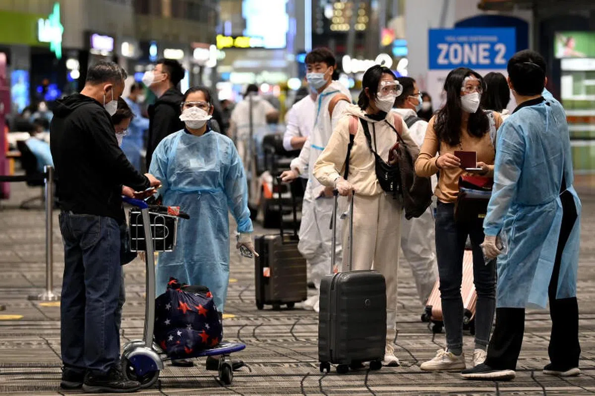 新加坡樟宜机场。（海峡时报）