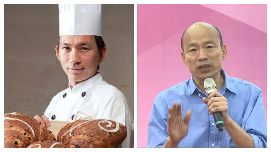 吴宝春“台独面包”惹争议，韩国瑜帮忙回应。（图片来源：TVBS）