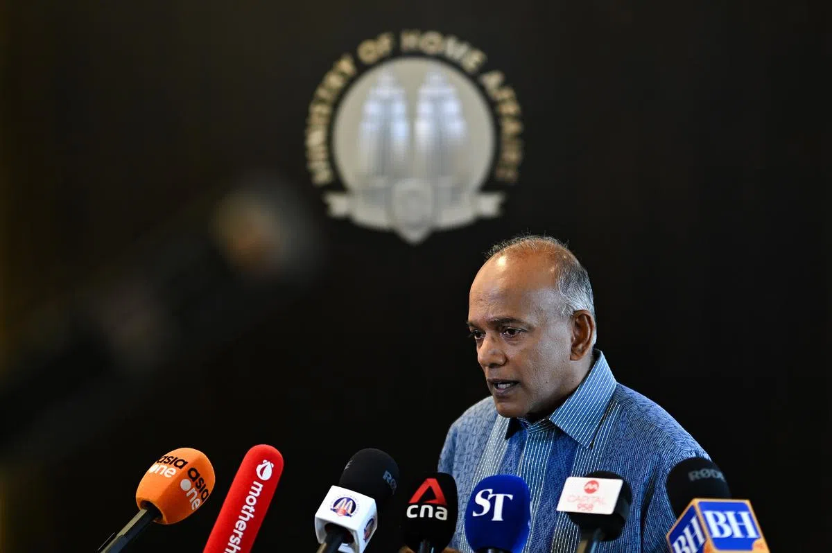 内政部长兼律政部长尚穆根。（海峡时报）