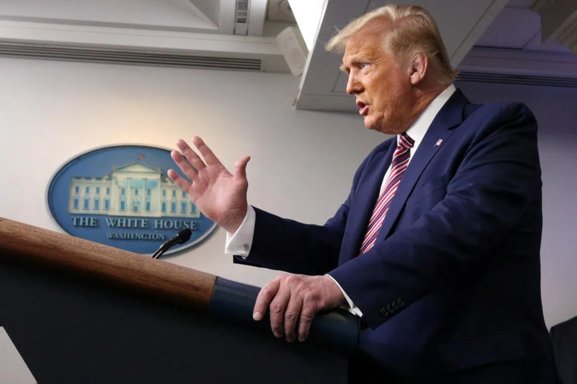 美媒《纽约时报》独家揭发特朗普的税务资料。（路透社）