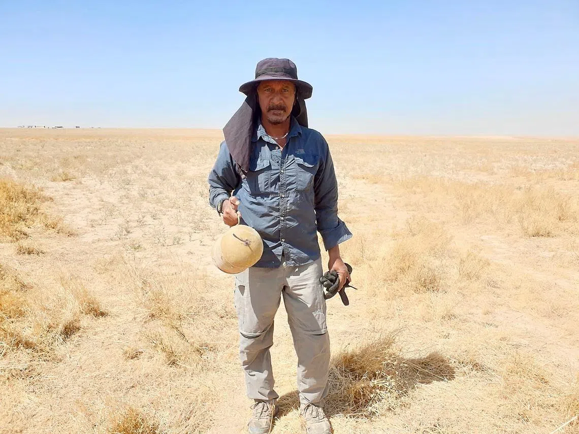 新加坡籍男子Paul Laurence远赴阿富汗寻找新人生，参与极具危险的排雷工作。（Rice Media）