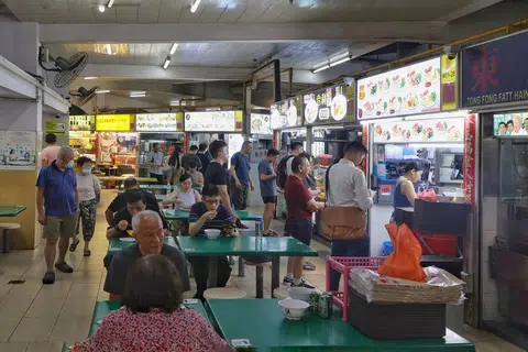 高文熟食中心。（联合早报）