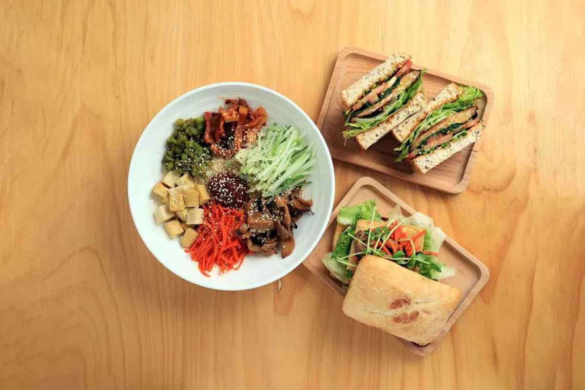 素食料理高居热搜榜第一名，果真“不是吃素的”。（联合早报）