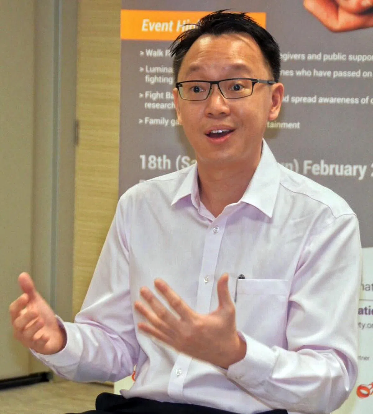  裕廊集选区议员陈有明医生。（新明日报） 