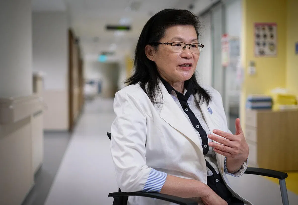 国家传染病中心主任梁玉心。（联合晚报）