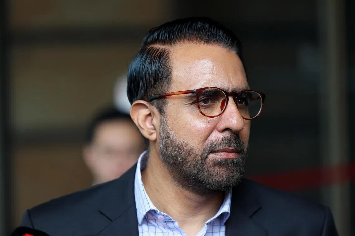 国会反对党领袖、工人党秘书长毕丹星。