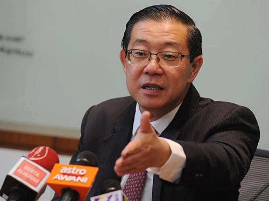 马来西亚财政部长、前槟城首席部长林冠英。（互联网）
