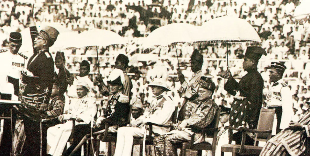  1957年马来亚联邦独立时的宪法已明订限制统治者权力。（互联网） 