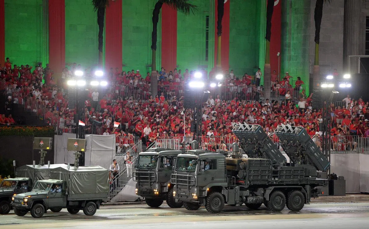  国庆预演率先亮相的ASTER-30。（海峡时报） 