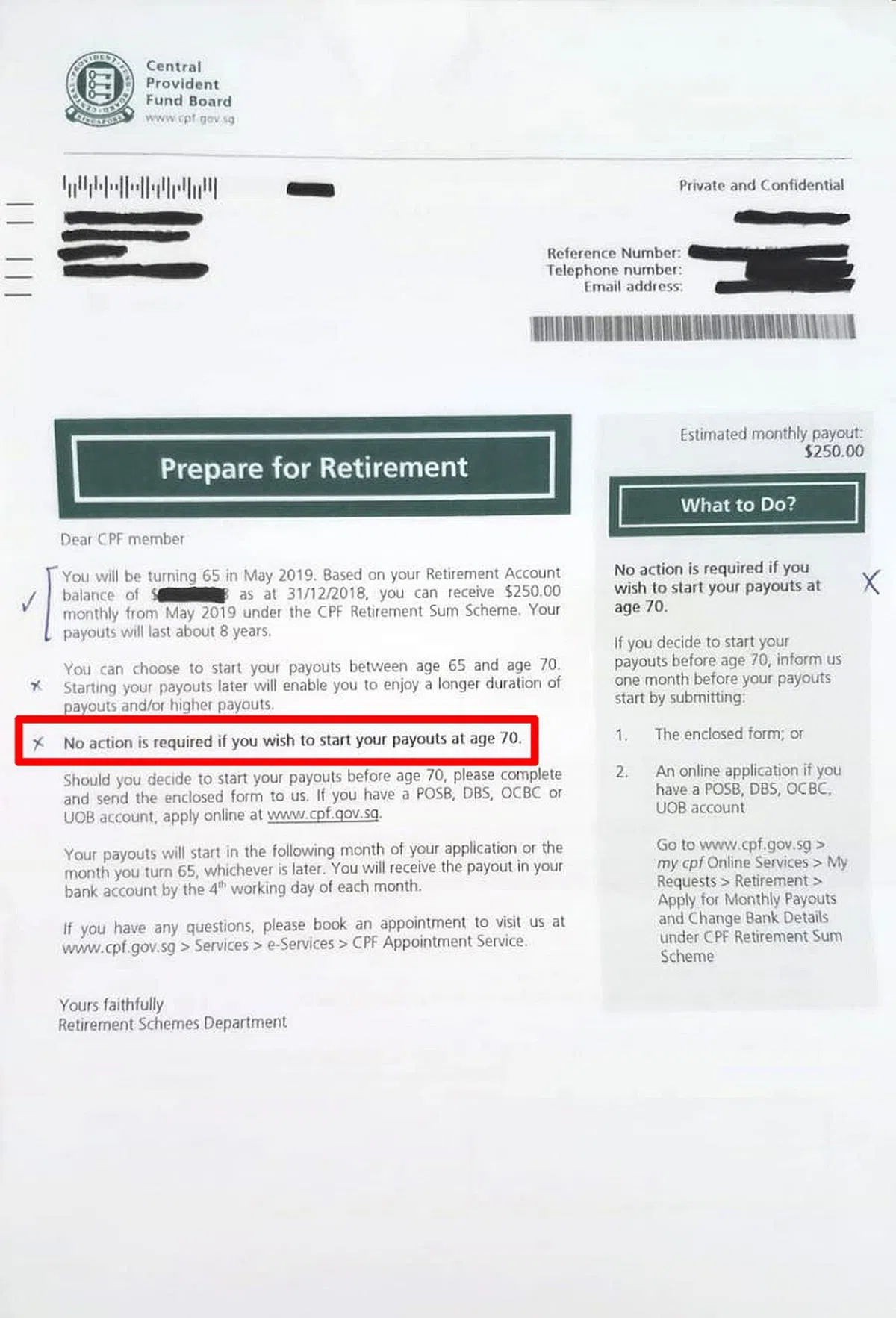  掀起轩然大波的就是这封公积金局发出的信函。（互联网） 