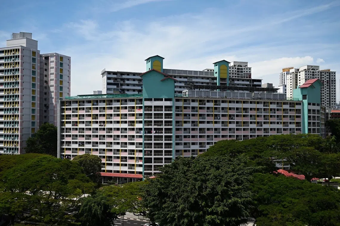 大巴窑60、70年代建成的旧组屋。