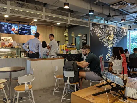 “Type-A Breakfast”在2019年的“上班”地点。