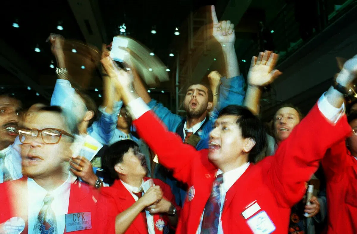  1997年亚洲金融风暴。（互联网） 