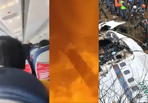 一名遇难乘客在飞机坠机前一刻开启的脸书直播记录了空难发生前的恐怖一刻。（红蚂蚁制图）