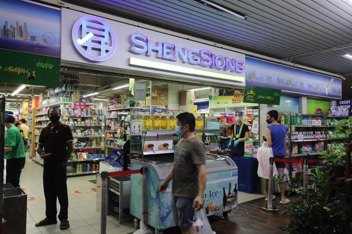  昇菘超市。（联合早报） 