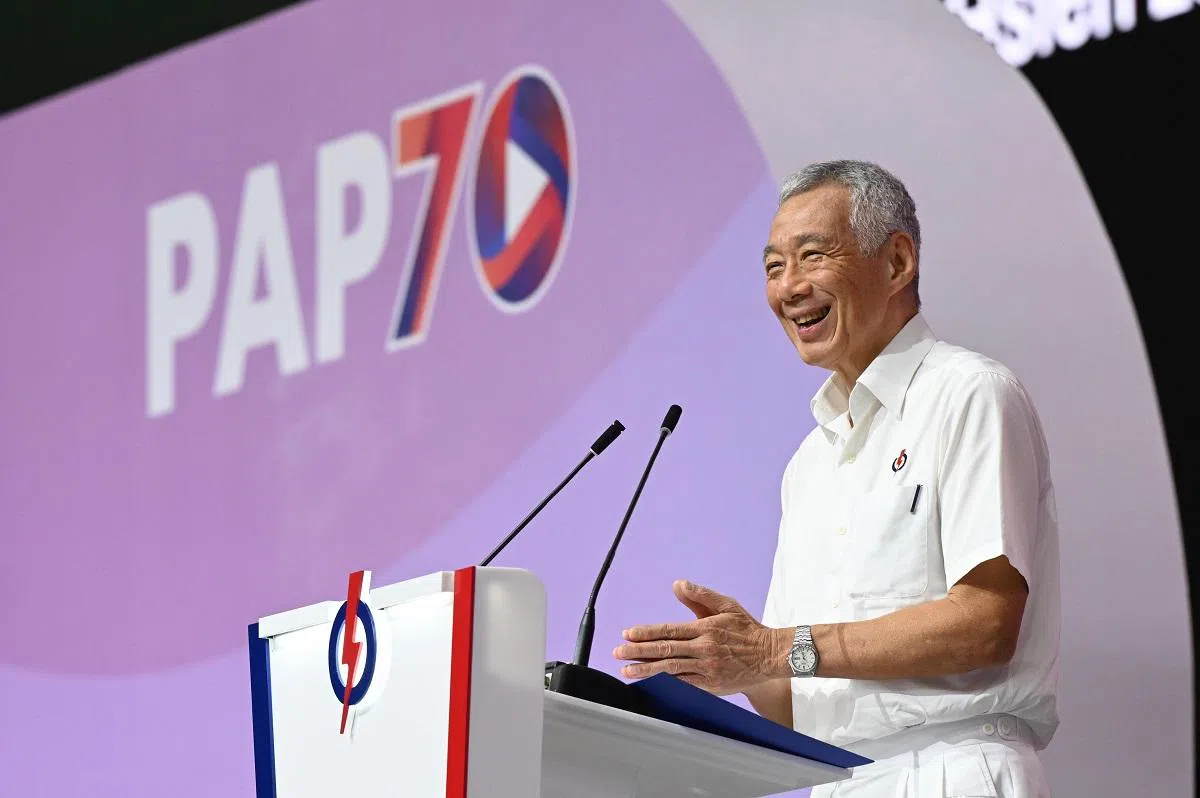 人民行动党秘书长、国务资政李显龙。（每日新闻）