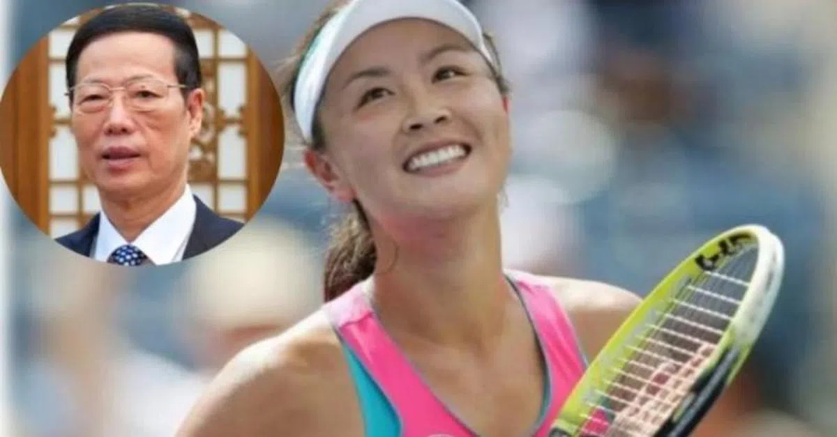 35岁的彭帅11月2日深夜于微博上发贴文爆出与中国国务院前副总理张高丽（75岁）有不伦恋。（互联网）