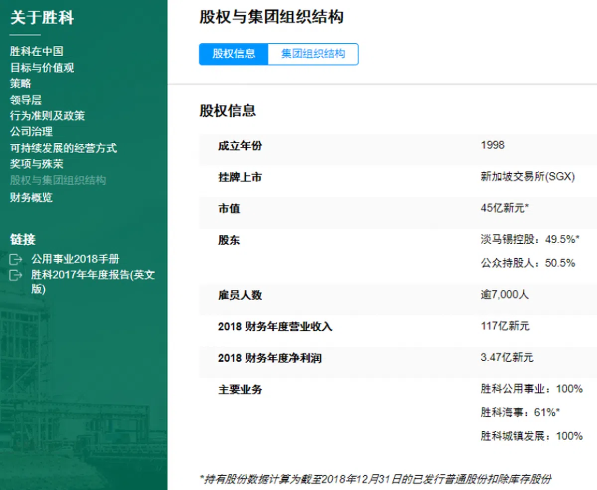 （胜科集团官网） 