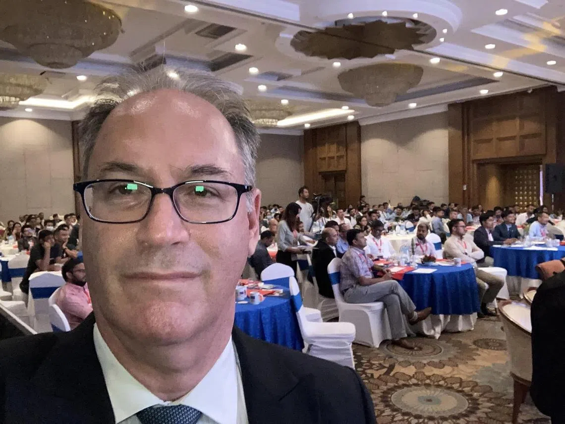 64岁David Goldwich是一名演说家。（取自David Goldwich脸书）