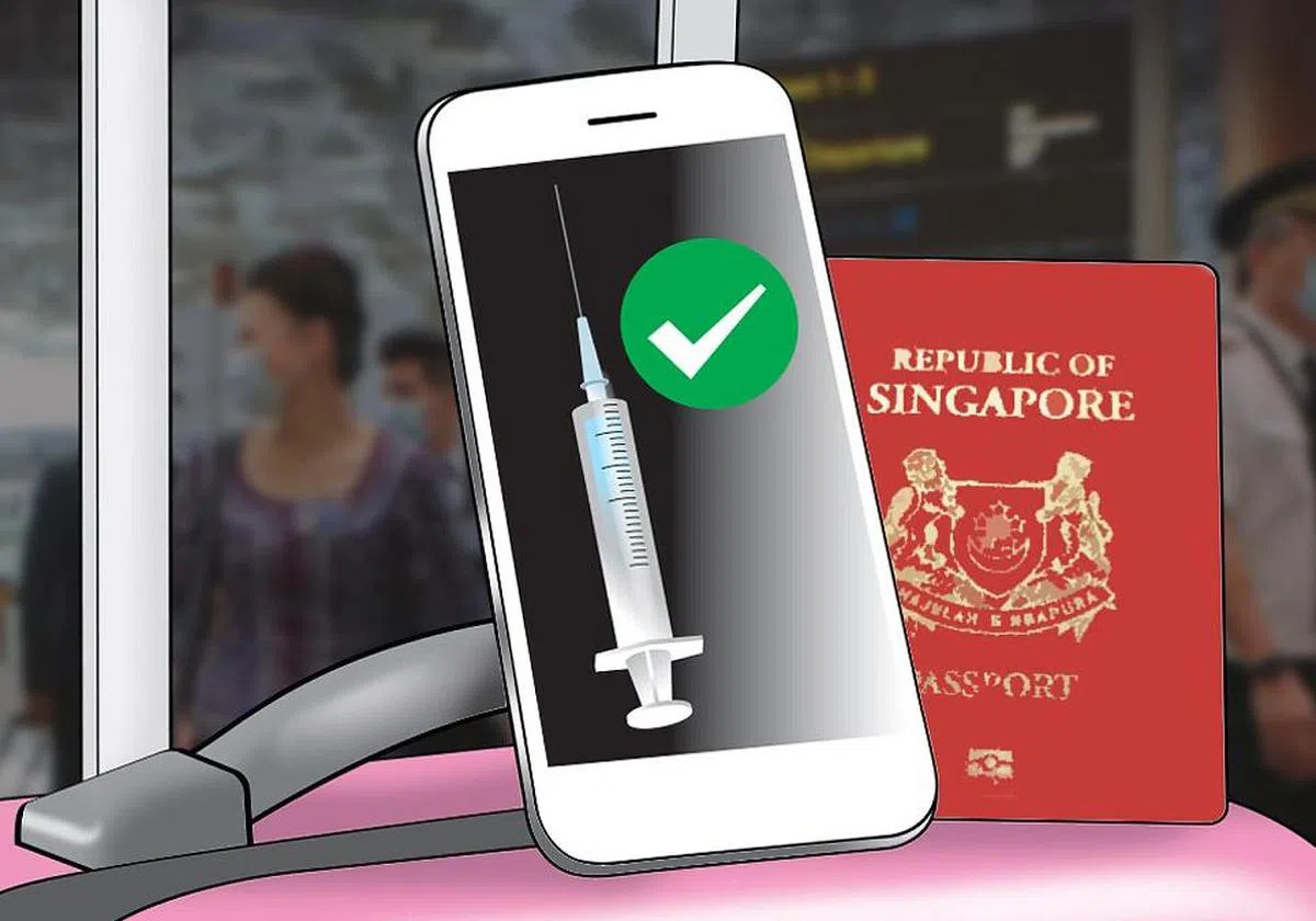  后疫情时代，国人每次出行都携带健康证明，或将成为一种常态。（联合早报） 